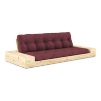 Sulankstoma sofa bordo spalvos 244 cm Base – Karup Design