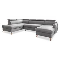 Sulankstoma kampinė sofa šviesiai pilkos spalvos (su kairiuoju kampu) Sweet Harmony – Miuform