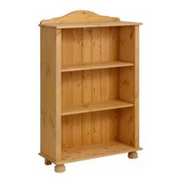 Iš pušies masyvo knygų spinta natūralios spalvos 77x116 cm Ella – Støraa