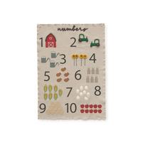 Vaikiška sieninė dekoracija Farm Numbers – Lorena Canals