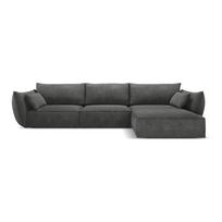 Pilka kampinė sofa (dešinysis kampas) Vanda - Mazzini Sofas