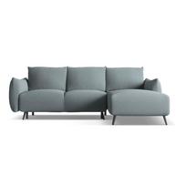 Šviesiai mėlynos spalvos kampinė sofa (su dešiniuoju kampu) Malie – Makamii