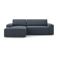 Sulankstoma kampinė sofa mėlynos spalvos (su kairiuoju kampu) Jodie – Micadoni Home