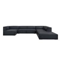 Iš odos kampinė sofa tamsiai mėlynos spalvos (su dešiniuoju kampu) Madame – Windsor & Co Sofas