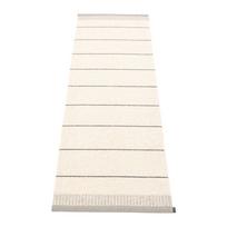 Šviesiai pilkos spalvos/kreminės spalvos lauko kilimas 60x200 cm Belle Warm Grey – Pappelina