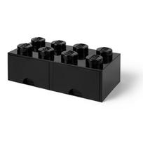 Juoda daiktadėžė su dviem stalčiais LEGO®