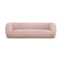 Sofa iš boucle šviesiai rožinės spalvos 230 cm Essen – Cosmopolitan Design