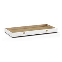 Baltas stalčius po vaikiška lova 90x200 cm Amori - Vipack