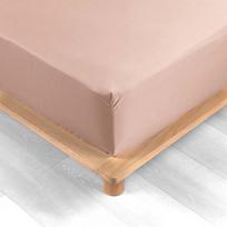 Paklodė iš medvilninio perkelio rožinės spalvos su guma 180x200 cm Percaline – douceur d'intérieur