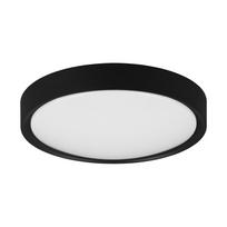 Matinės juodos spalvos LED lubinis šviestuvas ø 33 cm Clarimo - Trio