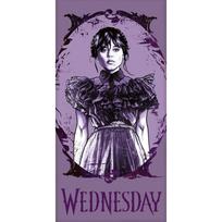 Iš medvilnės vaikiškas rankšluostis violetinės spalvos 70x140 cm Wednesday – Jerry Fabrics