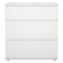 Žema šoninė spintelė baltos spalvos 77x84 cm Nova – Tvilum