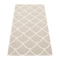 Kreminės spalvos lauko kilimas 70x150 cm Kotte Linen – Pappelina