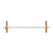 Natūralios spalvos iš stiklo modulinė lentyna 110x28x30,5 cm Sitra – Kave Home