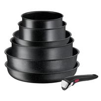 Iš aliuminio puodų rinkiniai 7 vnt. INGENIO Black stone L3998702 – Tefal