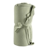 Žalia fleece tipo antklodė ir pledas 130x160 cm Riso – Tiseco Home Studio