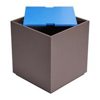 Iš uosio masyvo skrynia mėlynos spalvos/tamsiai pilkos spalvos 40x45 cm Vault – Hübsch