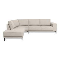 Kampinė sofa kreminės spalvos (su kairiuoju kampu) Copenhagen – Scandic