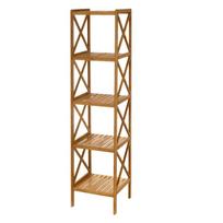 Iš bambuko vonios lentyna natūralios spalvos 36,5x153 cm – Casa Selección