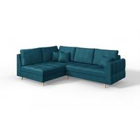 Turkio spalvos kampinė sofa (kairysis kampas) Ariella - Ropez
