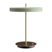 Stalinis šviestuvas šviesiai žalios spalvos LED su pritemdymo funkcija su metaliniu gaubtu (aukštis 41,5 cm) Asteria Table – UMAGE