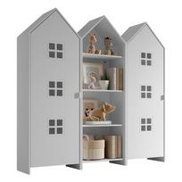 Atvira vaikiška spinta baltos spalvos 173x171,5 cm CASAMI BRUGES – Vipack