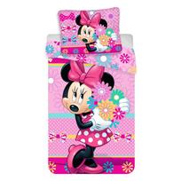 Iš medvilnės viengulė vaikiška patalynė 140x200 cm Minnie – Jerry Fabrics