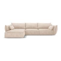 Smėlio spalvos kampinė sofa (kairysis kampas) Vanda - Mazzini Sofas