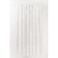 Permatoma užuolaida baltos spalvos/pilkos spalvos 140x245 cm Amanda – Mendola Fabrics