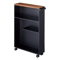 Iš metalo vonios lentyna juodos spalvos 47,5x68 cm Tower – YAMAZAKI