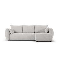 Kampinė sofa šviesiai pilkos spalvos (su dešiniuoju kampu) Matera – Cosmopolitan Design