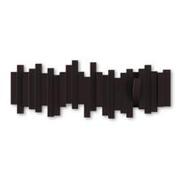Tamsiai rudos spalvos plastikinė sieninė pakaba Sticks - Umbra