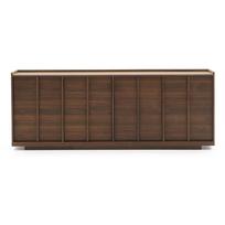 Rudos spalvos šoninė spintelė iš riešutmedžio 200x80x45 cm Onix – Kave Home