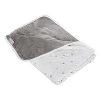 Vaikiškas pledas baltos spalvos/pilkos spalvos iš medvilnės 80x80 cm Strenenzauber – Roba