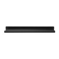 Juodos spalvos metalinė vonios kambario lentynėlė Blomus, 51 cm ilgio