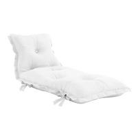 Baltas sulankstomas futono gultas, tinkamas naudoti lauke Karup Design OUT™ Sit&Sleep White