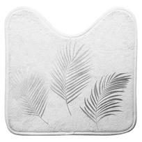 Baltos spalvos/sidabrinės spalvos vonios kilimėlis tualetui 45x45 cm Orbella – douceur d'intérieur