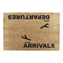 Iš kokoso pluošto grindų kilimėlis 40x60 cm Arrivals and Departures – Artsy Doormats