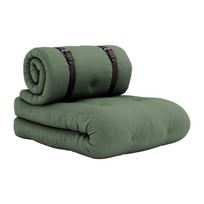 Sulankstomas minkštas krėslas Karup Design Buckle Up Olive Green