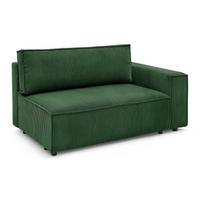 Modulinė sofa žalios spalvos iš kordinio velveto (su dešiniuoju kampu) Nihad modular – Bobochic Paris