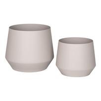 Iš metalo gėlių vazonų dangteliai 2 vnt. ø 25 cm Trofa – House Nordic