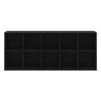 Juoda modulinė lentynų sistema 169x69 cm Mistral Kubus - Hammel Furniture