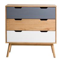 Komoda iš pušies masyvo Marckeric Cusco, plotis 80 cm