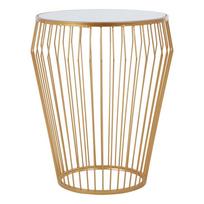 Apvalios formos šoninis stalas su stikliniu stalviršiu ø 45 cm Avantis – Premier Housewares