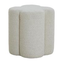 Iš boucle pufas kreminės spalvos Nalani – Light & Living