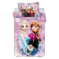 Iš medvilnės vaikiška patalynė vaikiškai lovai 100x135 cm Frozen "Purple" – Jerry Fabrics