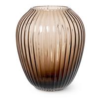 Rudos spalvos stiklinė vaza Kähler Design Hammershøi, aukštis 18,5 cm