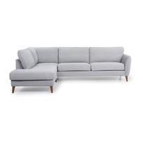Šviesiai pilka kampinė sofa Scandic Paris, kairysis kampas