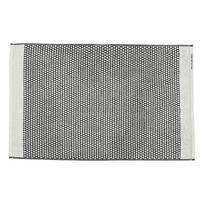Vonios kilimėlis iš tekstilės juodos ir baltos spalvos 50x80 cm Grid – Mette Ditmer Denmark