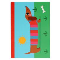 Užrašinė 60 psl. A5 Sausage Dog – Rex London